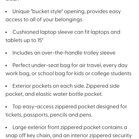 Biaggi Zipsack On The Go Backpack - Picture 10 of 11